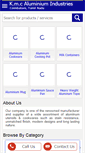 Mobile Screenshot of kmcaluminium.co.in